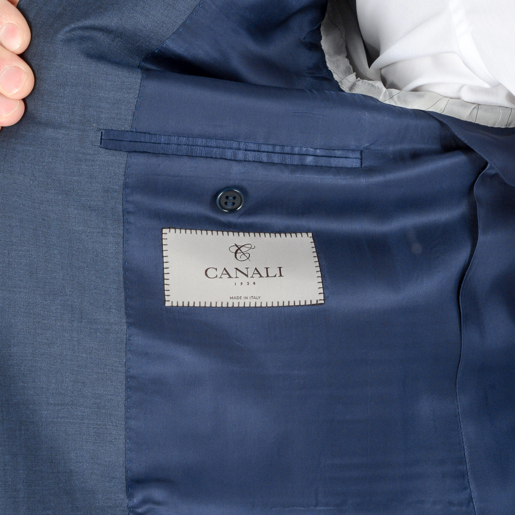 Abito da uomo Canali maniche lunghe blu