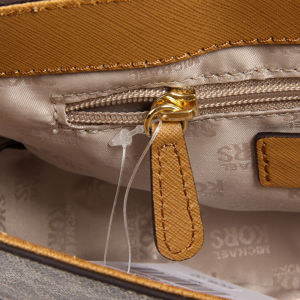 Borsa a mano da donna Michael Kors TINA 35T7GT4F2B BRN ACORN