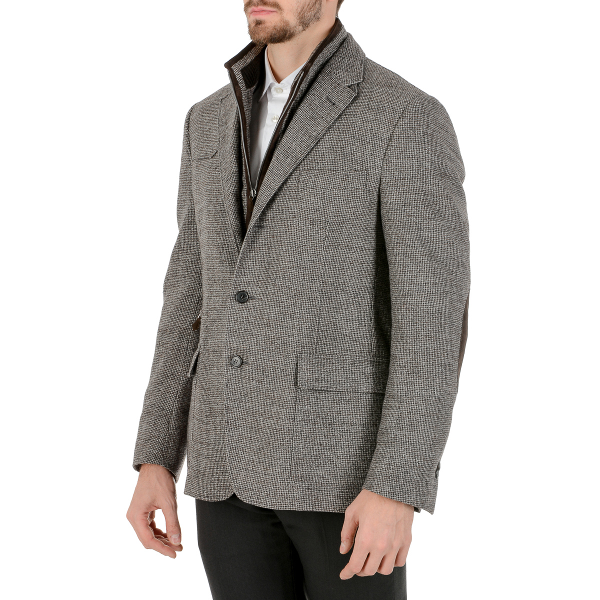 Corneliani Giacca Uomo Maniche Lunghe Grigio