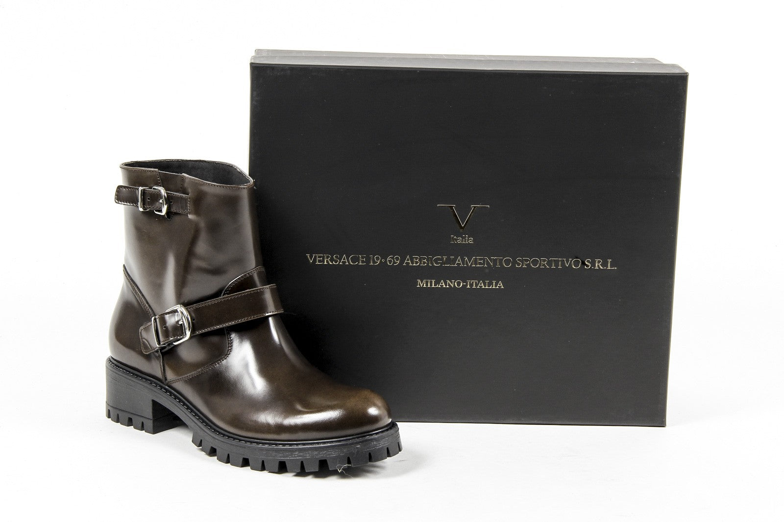 V 1969 Italia Womens Short Boot B1441 AMALFI MORBIDO BARK