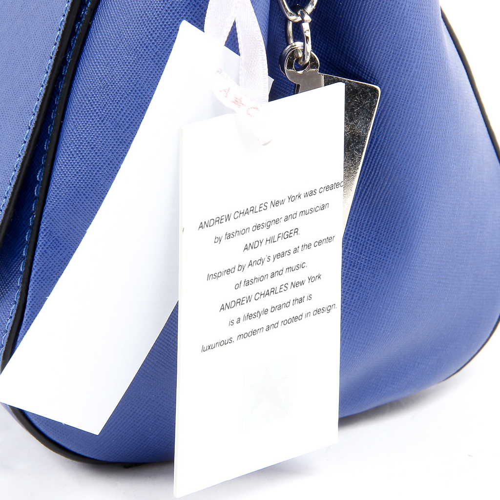 Borsa a mano da donna Andrew Charles Blu VERA