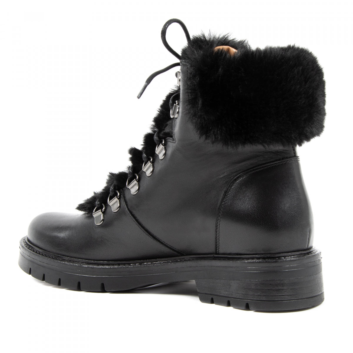 Stivaletto Boston in pelliccia