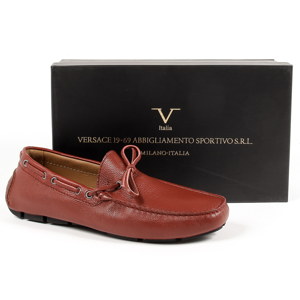 V 1969 Italia Mocassini da uomo rosso scuro ADAM