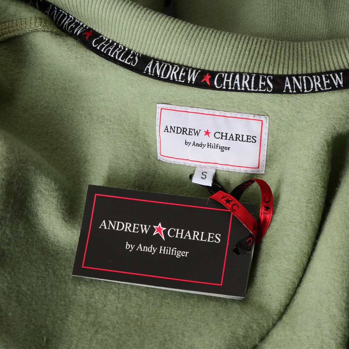 Andrew Charles Maglione da donna a maniche lunghe verde SUMATRA