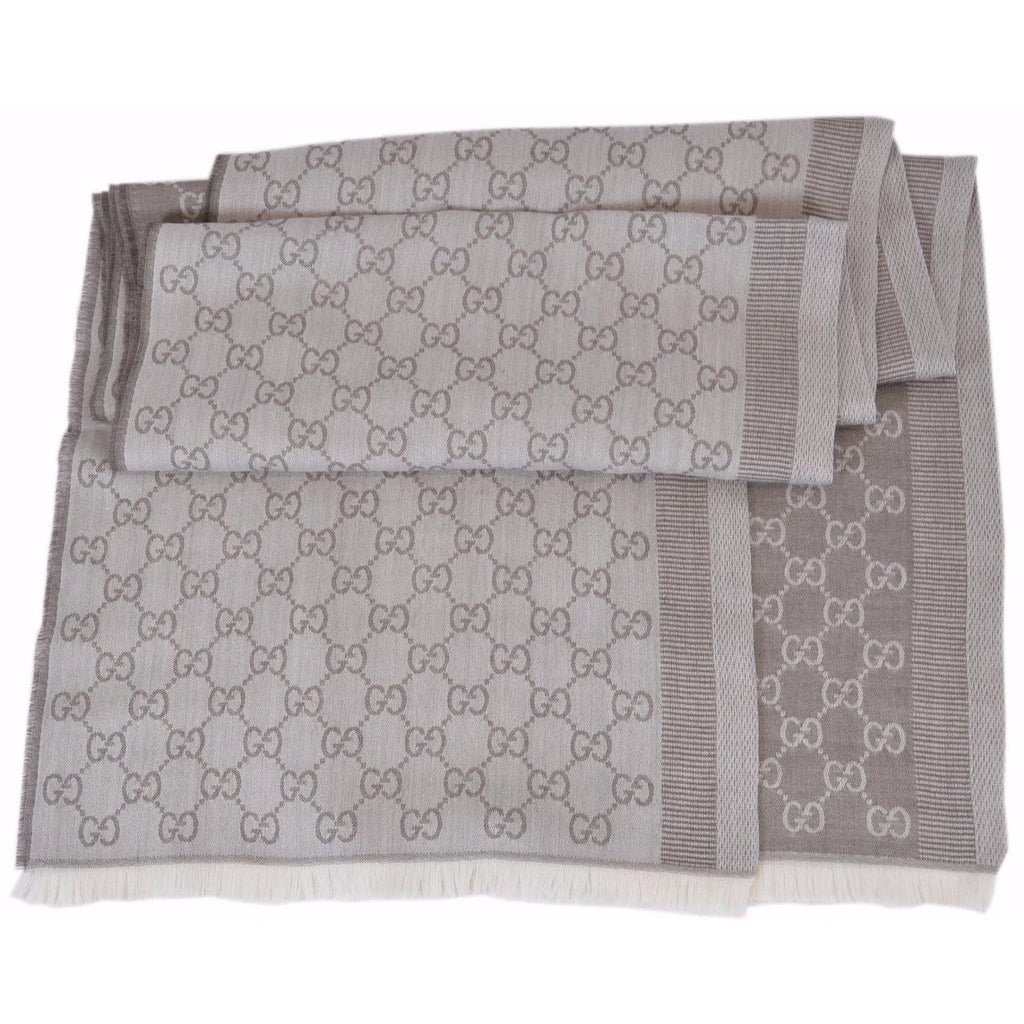 Sciarpa Gucci uomo 70x195 marrone chiaro
