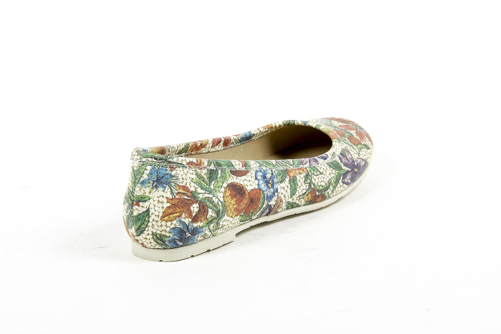 V 1969 Italia Ballerina da donna E08 FIORI OSSO