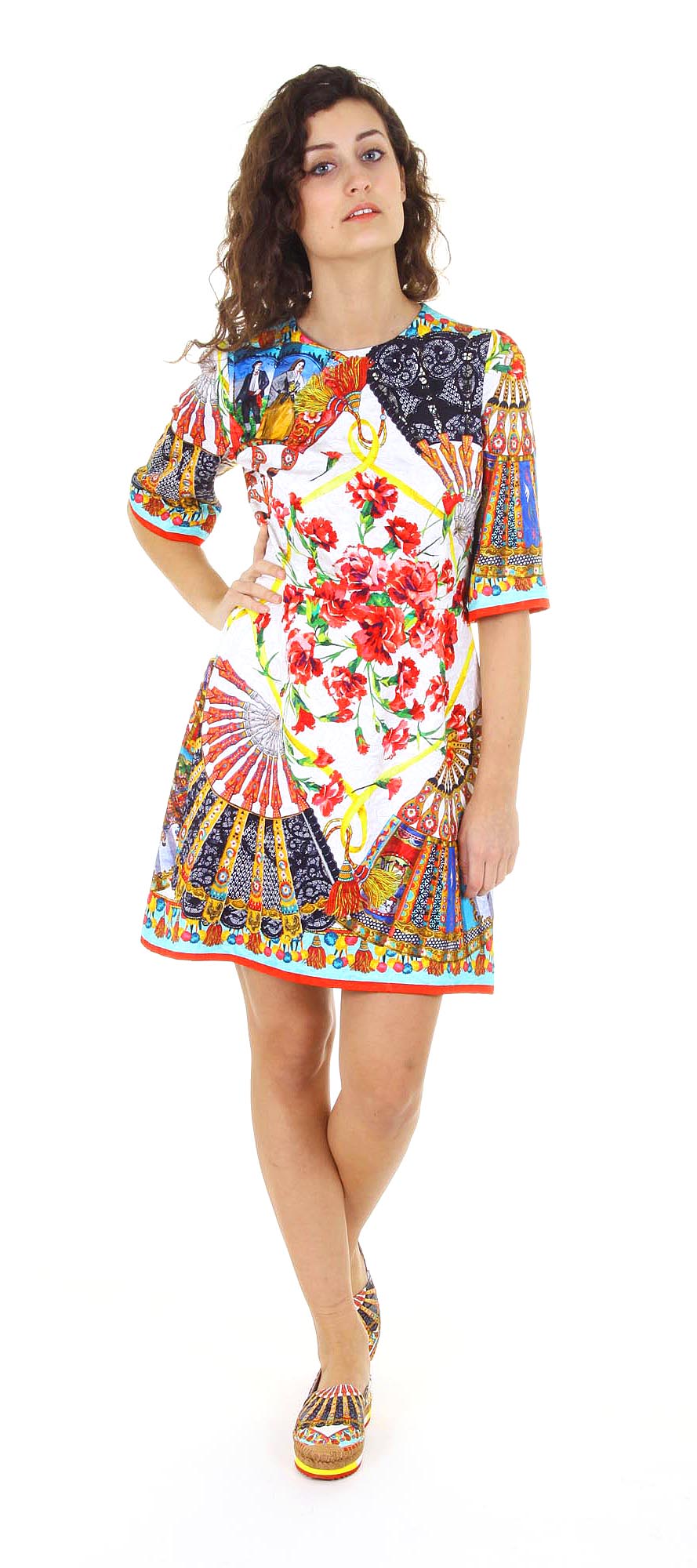Abito da donna Dolce & Gabbana Carretto Siciliano F6OS8T FPMQL X0800