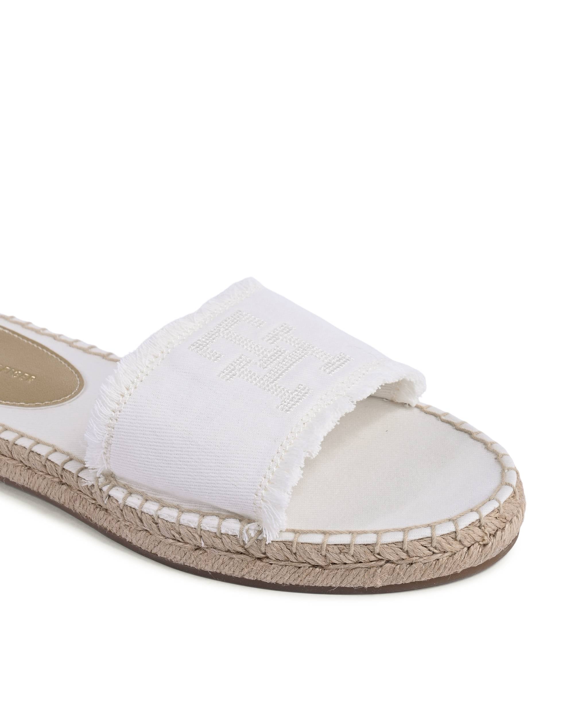 Tommy Hilfiger Espadrillas da donna bianche FW0FW071030LE