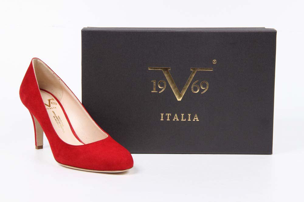 Décolleté Donna V 1969 Italia 4665 GAE PECAM15RO CAMOSCIO ROSSO