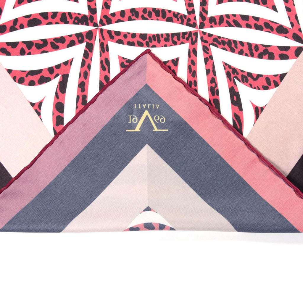 V 1969 Italia Foulard Donna Multicolore VIOLA
