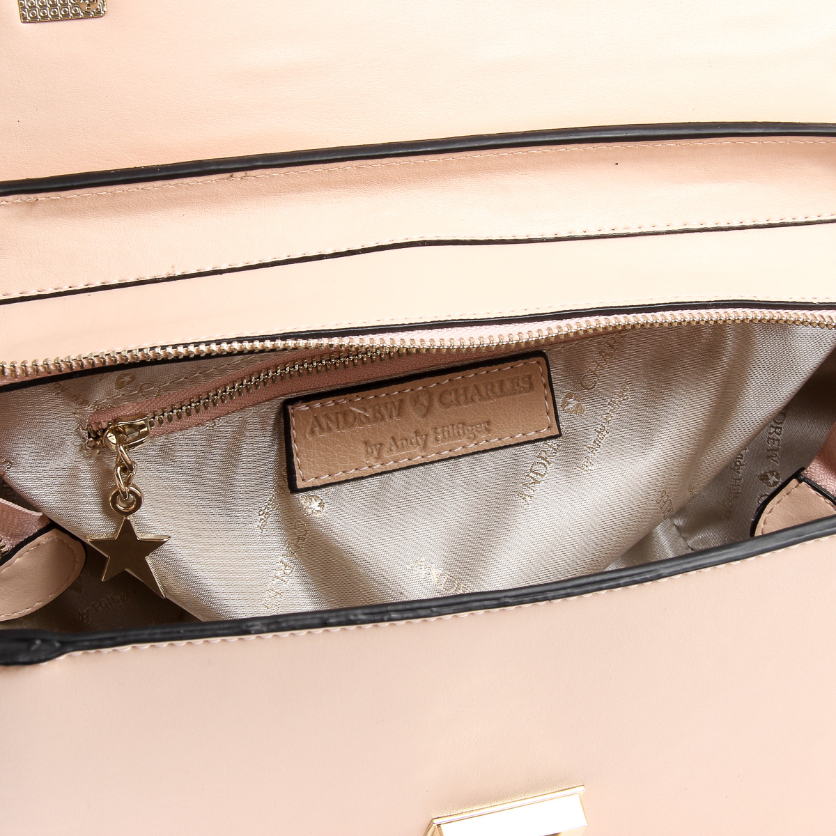 Borsa a mano da donna Andrew Charles rosa JAIME