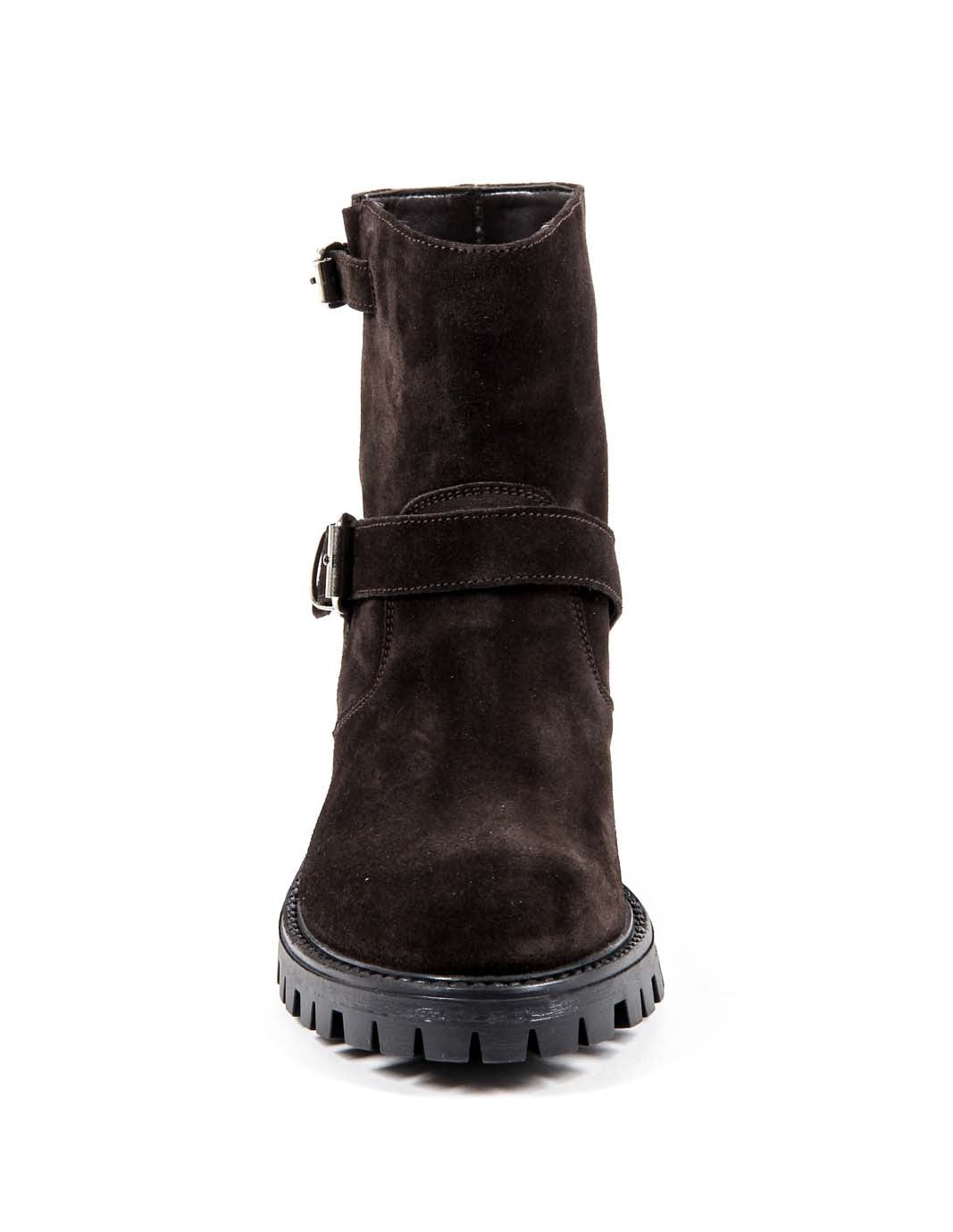 V 1969 Italia Womens Short Boot B1441 VELOUR T. MORO