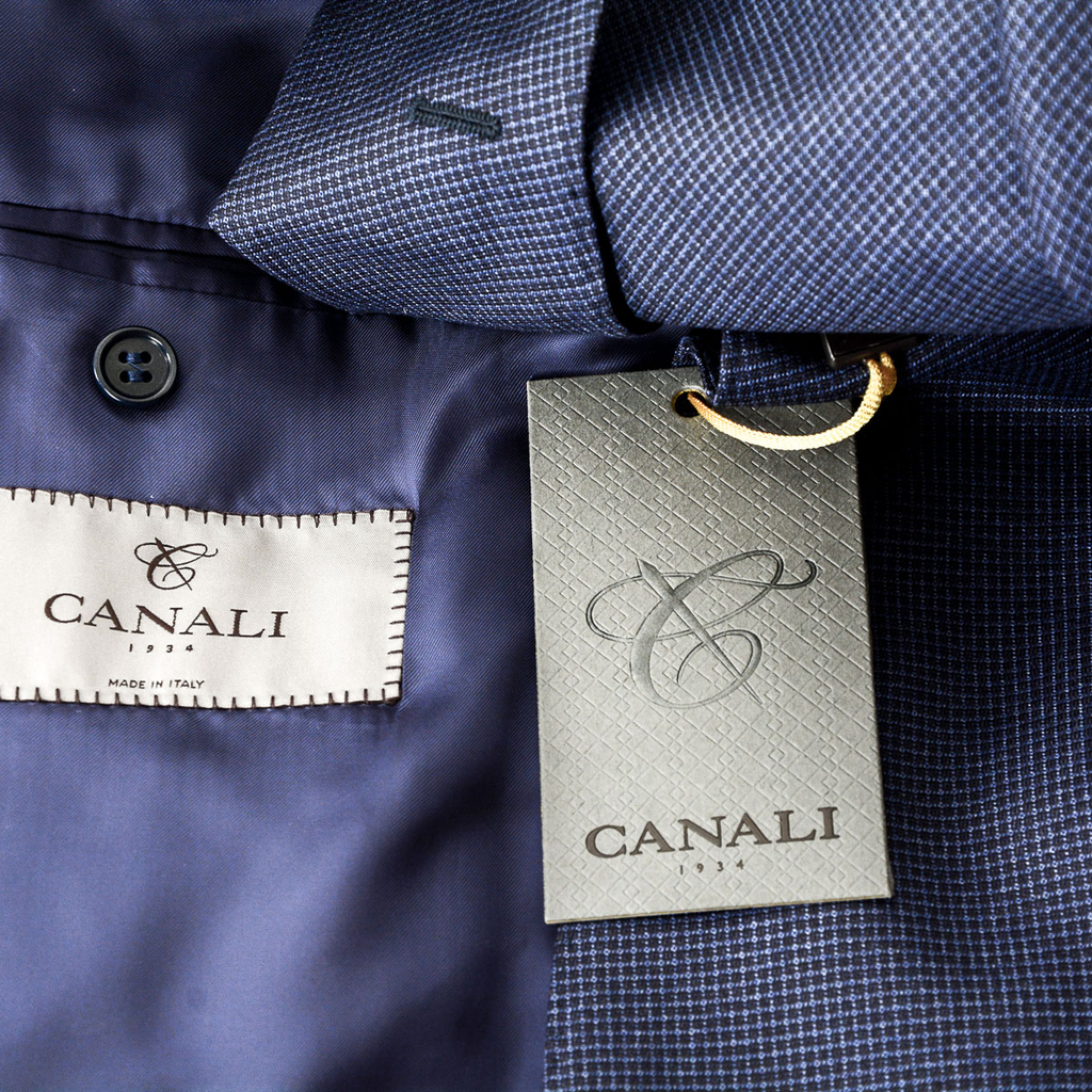 Abito da uomo Canali maniche lunghe blu