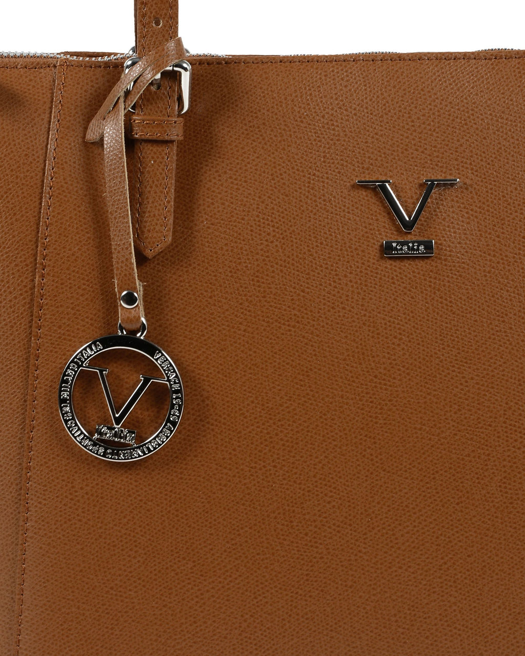 Borsa a spalla donna V Italia Marrone V09 PALMELLATO CUOIO