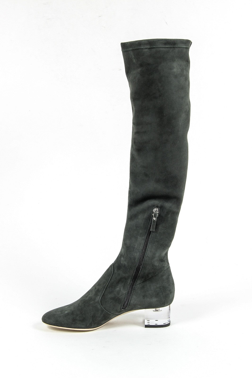 Stivale alto da donna V 1969 Italia 3123667 CAMOSCIO VERDE FERMO