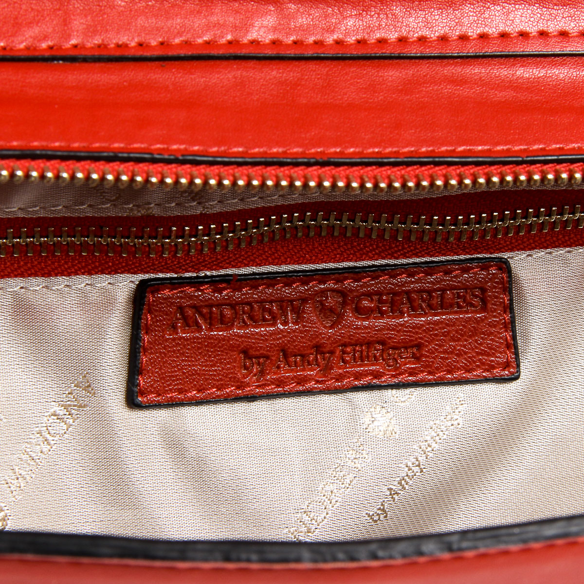 Borsa a mano da donna Andrew Charles rossa JAIME