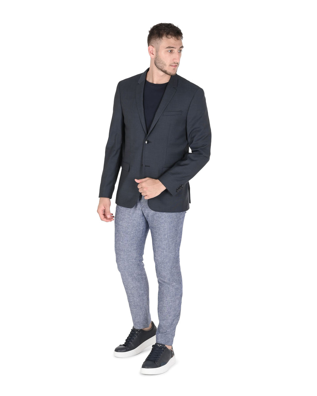 Calvin Klein Blazer da uomo blu K1IK101985480