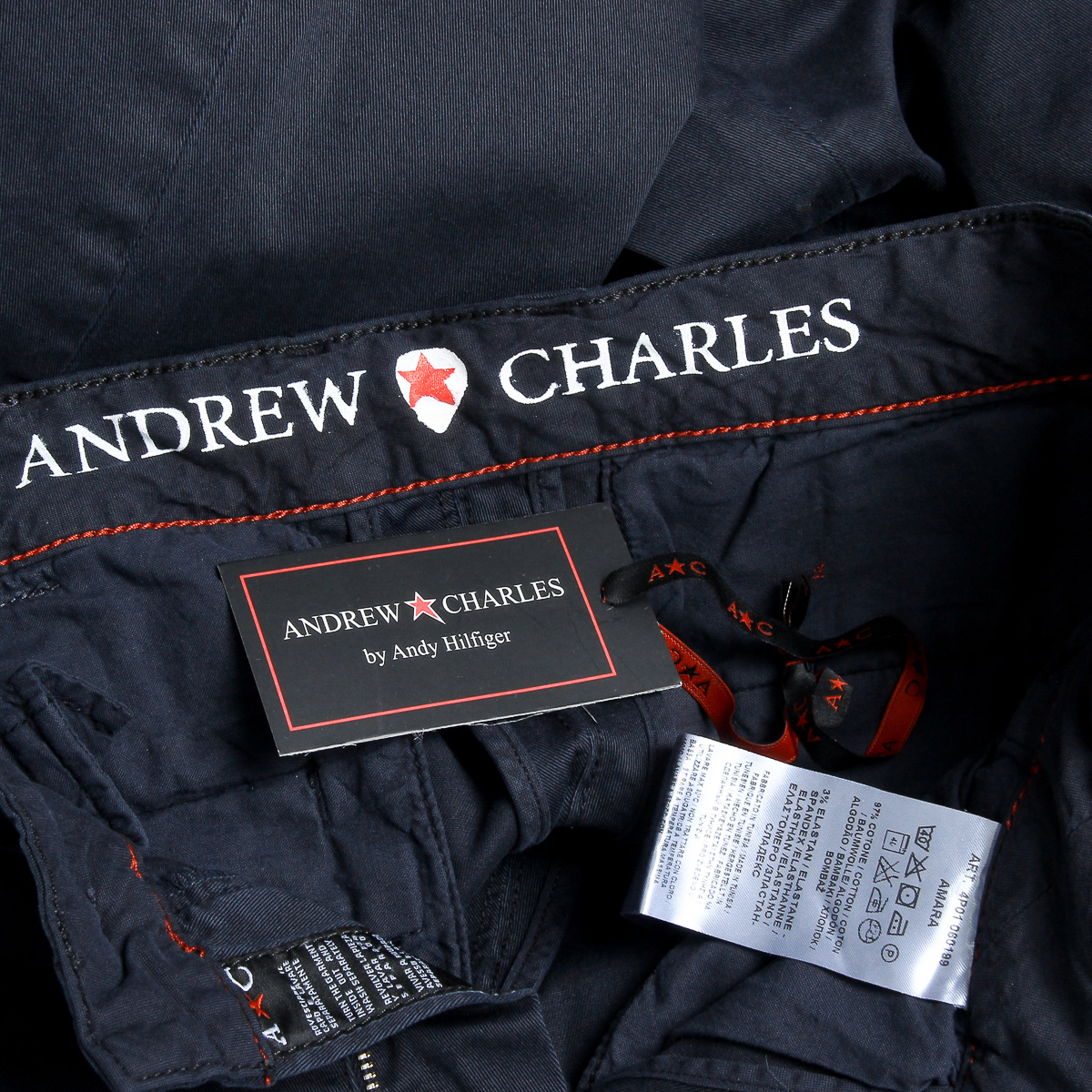 Pantaloni da uomo Andrew Charles blu AMARA