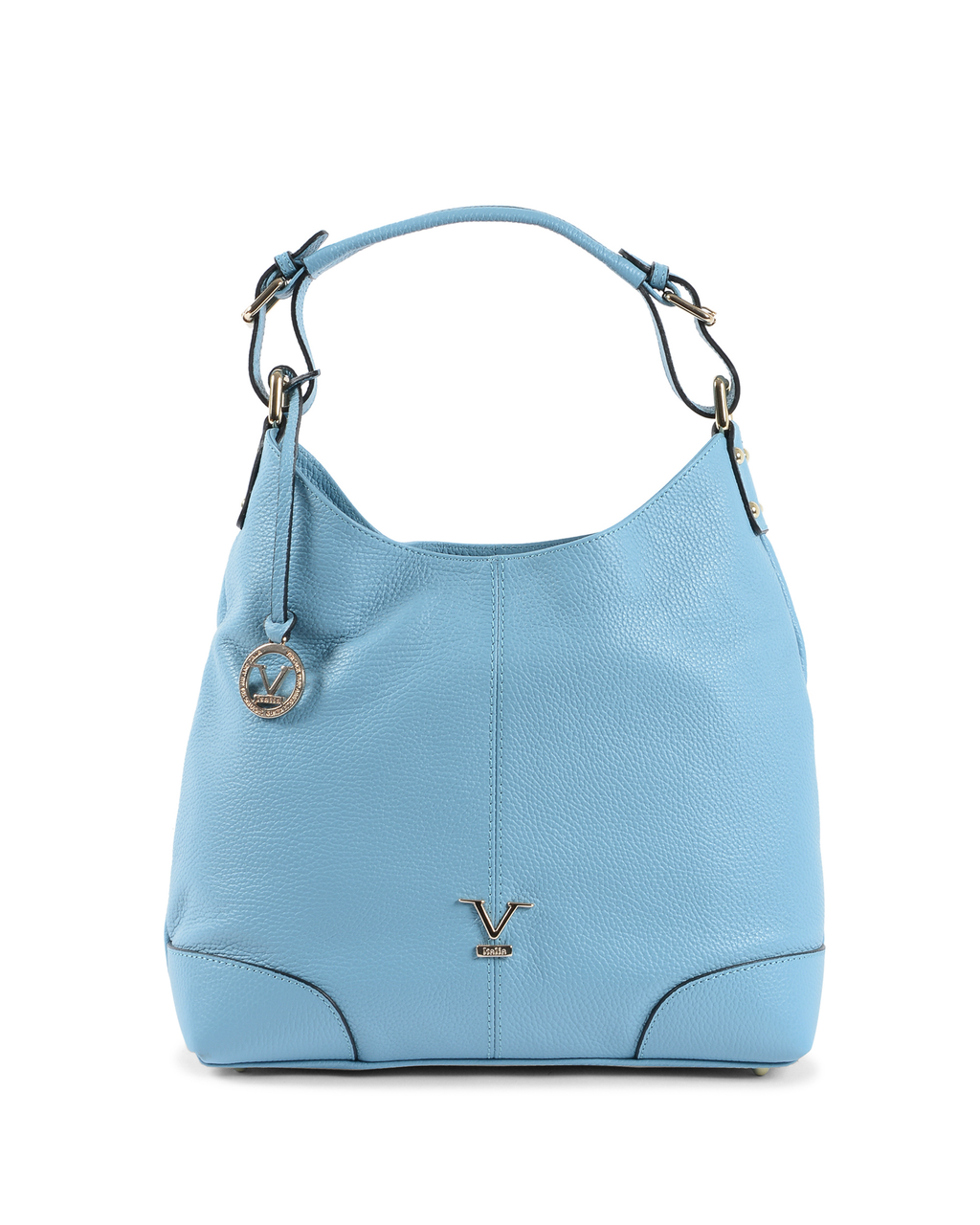 V Italia Borsa a mano da donna Azzurro V319 52 DOLLARO CELESTE2