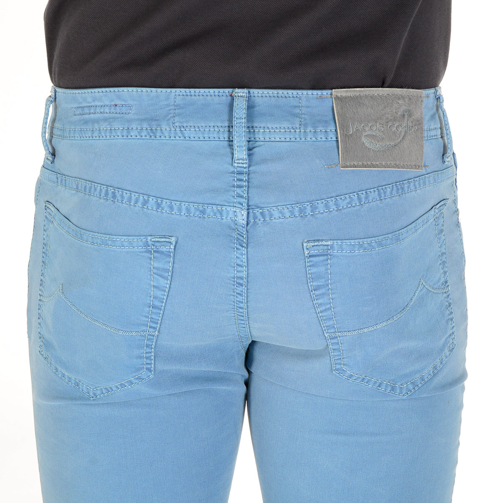 Pantaloni da uomo Jacob Cohen J688 azzurro