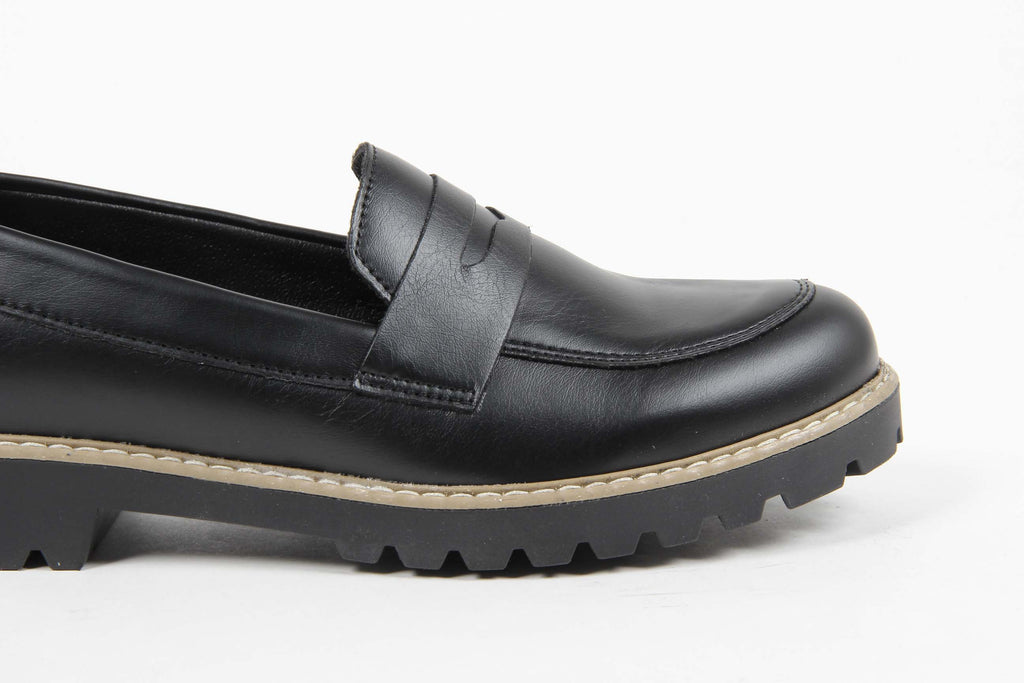 V 1969 Italia Womens Loafer MARGIE 3 PRINC. NERO