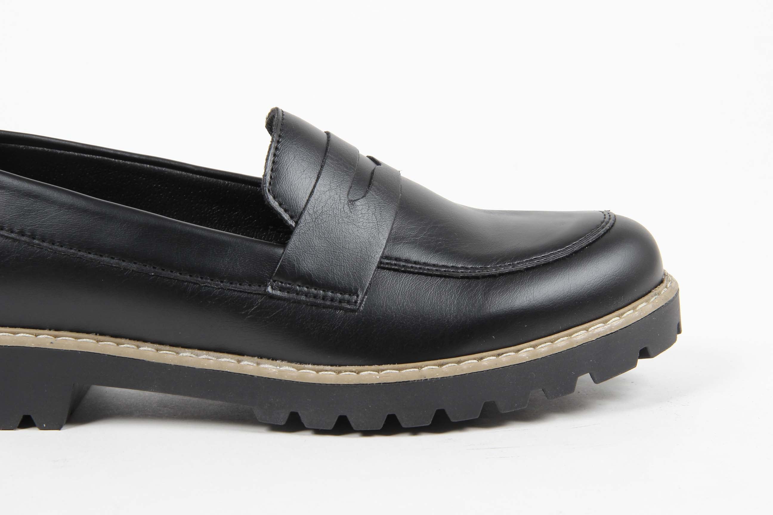 V 1969 Italia Womens Loafer MARGIE 3 PRINC. NERO