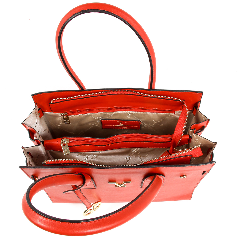 V 1969 Italia Borsa da donna rossa CLELIA