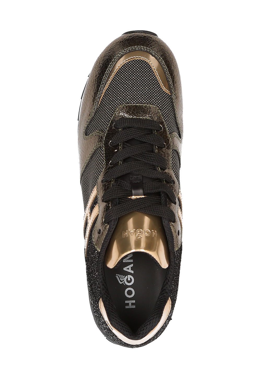 Hogan Sneaker Donna Nero Rebel HXW2610Y930HMR0L5J