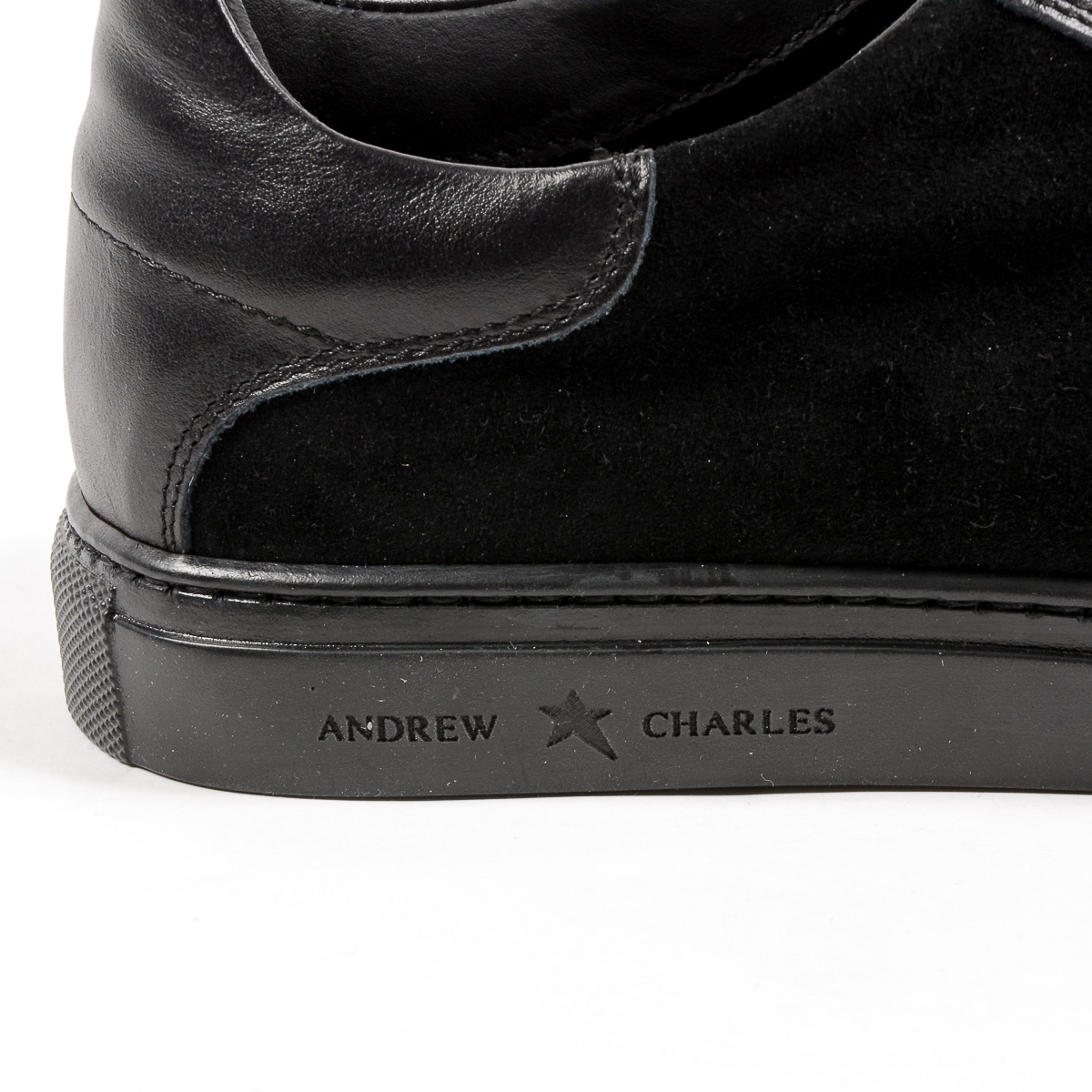 Andrew Charles Sneaker da uomo nere TOM