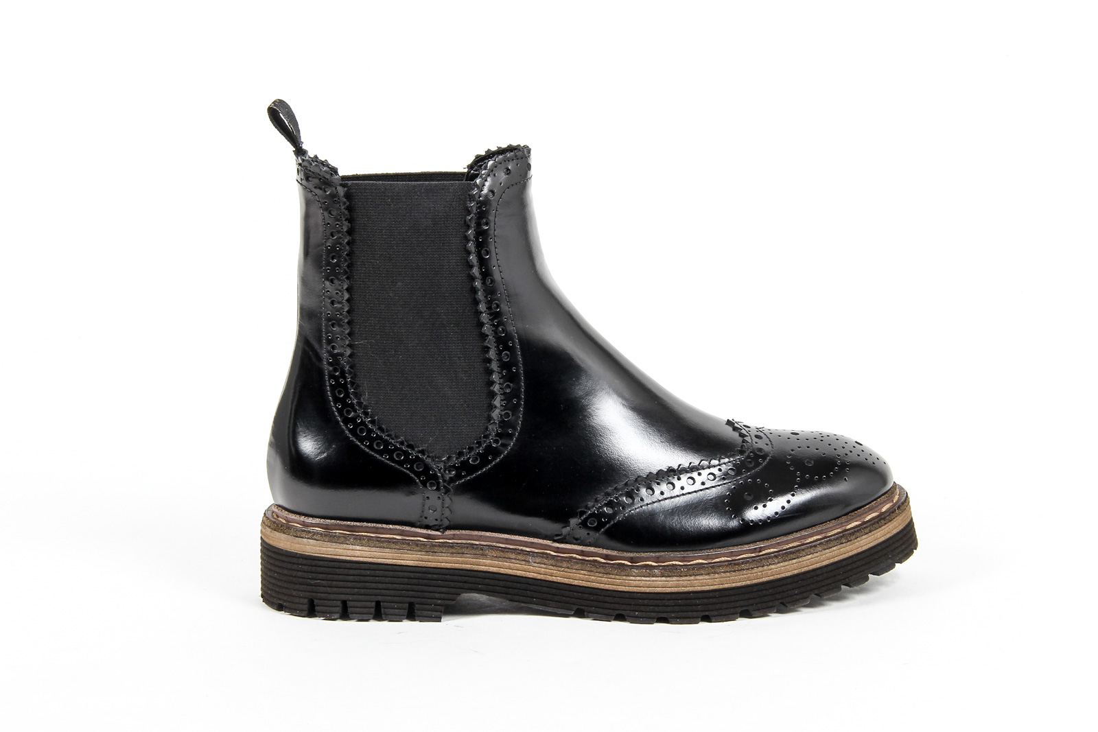 V 1969 Italia Stivaletto Donna Nero FAIRY