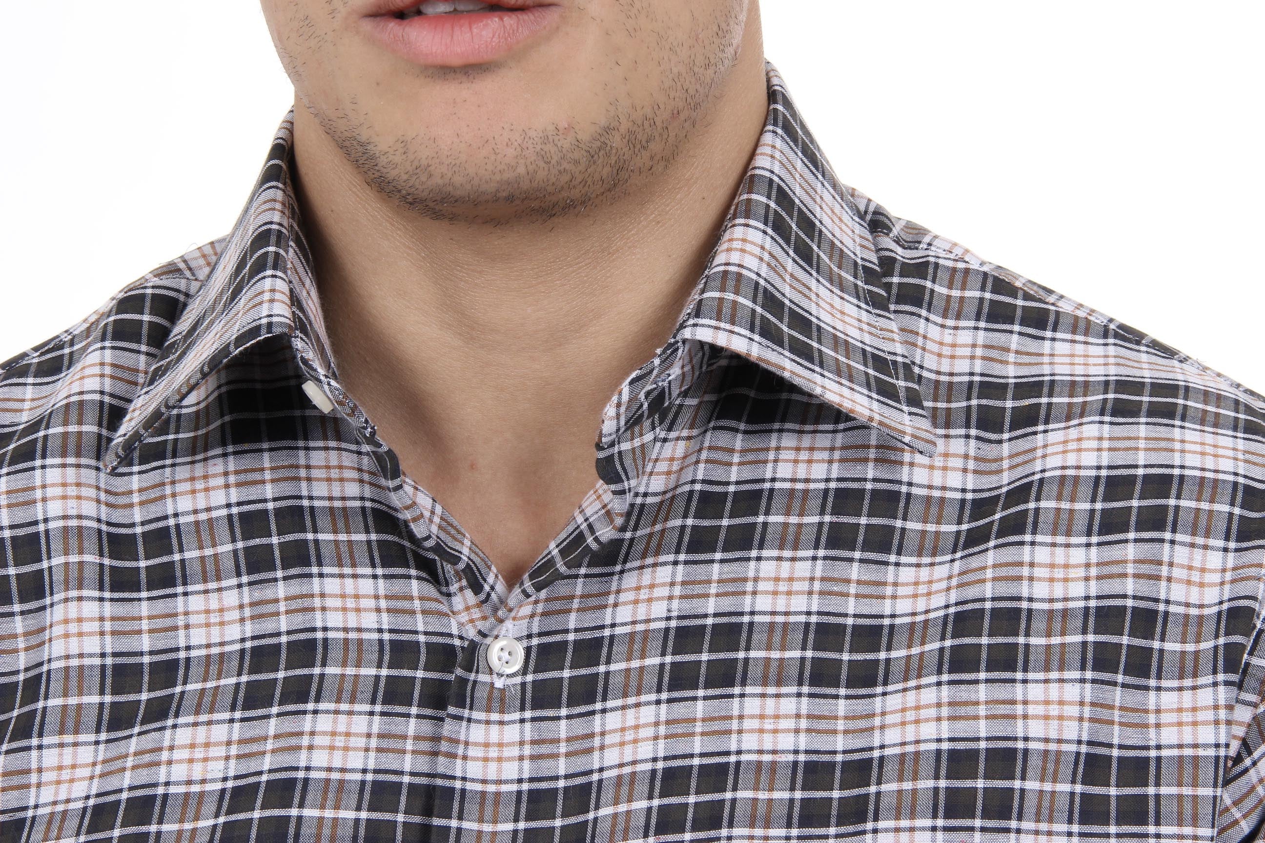 V 1969 Italia Camicia da uomo Modern Classic Fit 377 VAR. 201