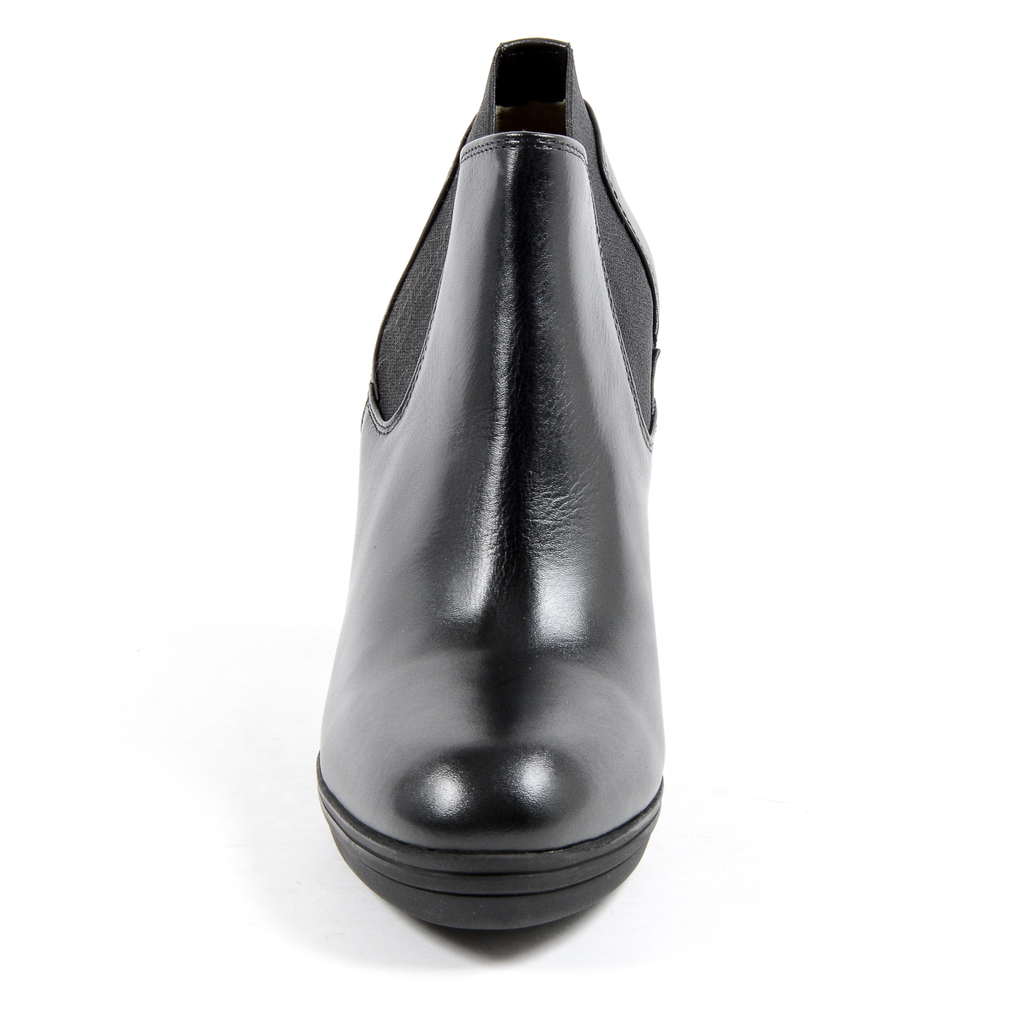 V 1969 Italia Stivaletto con tacco da donna nero GRACY