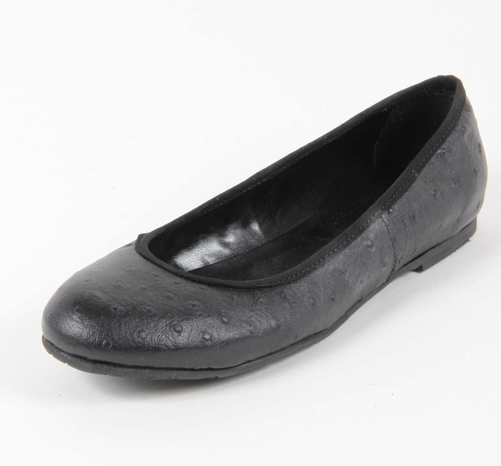 V 1969 Italia Ballerina da donna E08 TESSUTO NERO