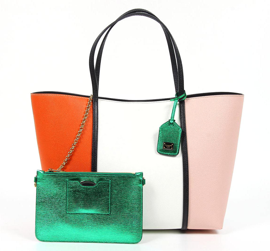 Borsa shopping Dolce & Gabbana Dauphine Esacolor BB6020 AP355 87767