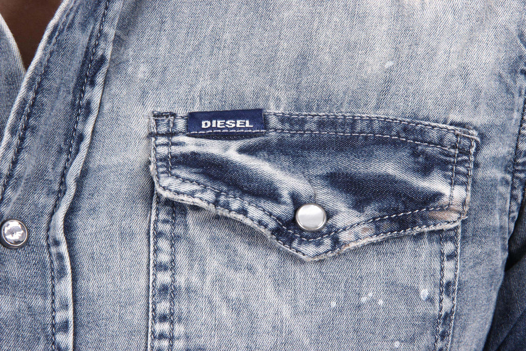 Camicia da uomo Diesel 00SD24 0664A 01