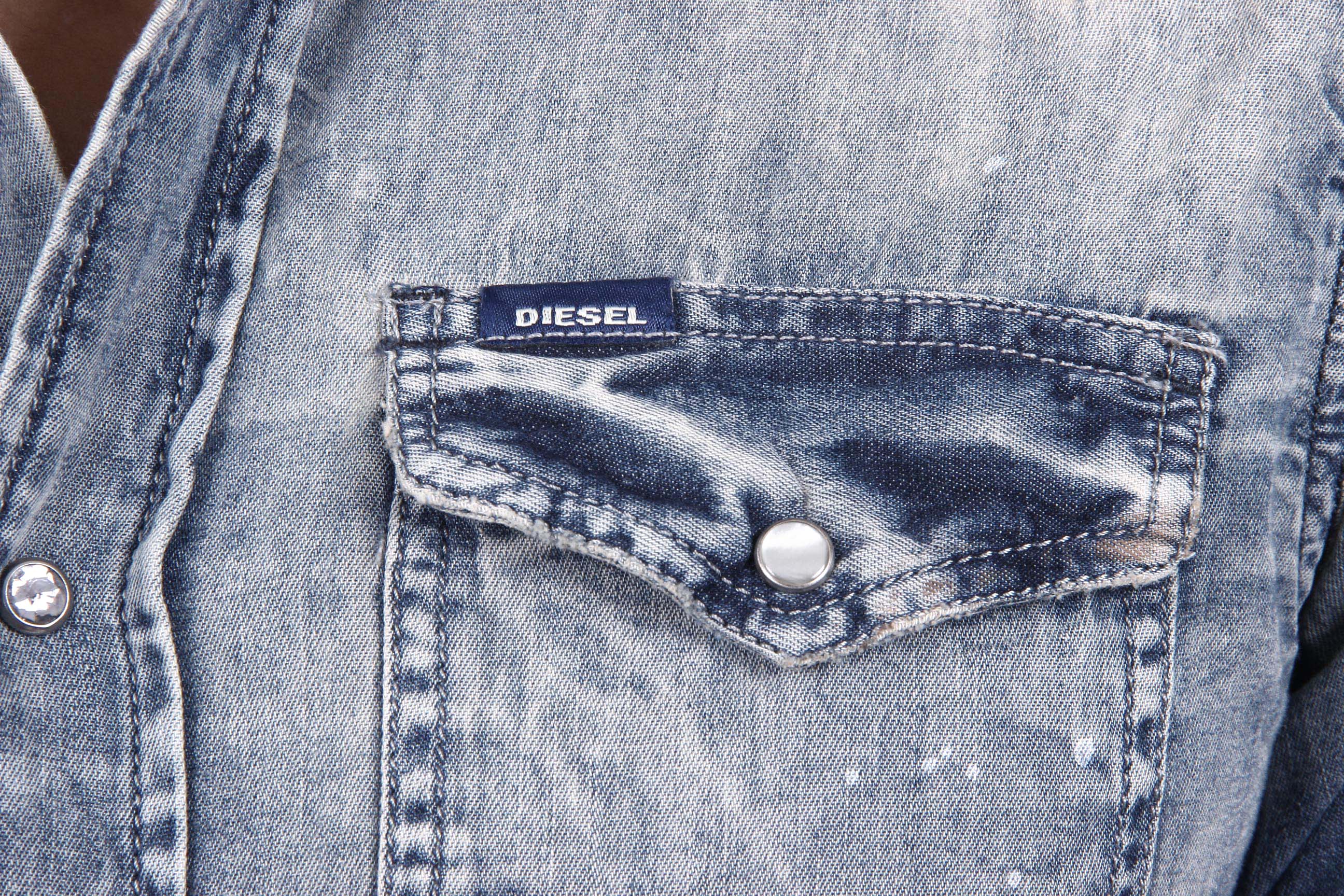 Camicia da uomo Diesel 00SD24 0664A 01