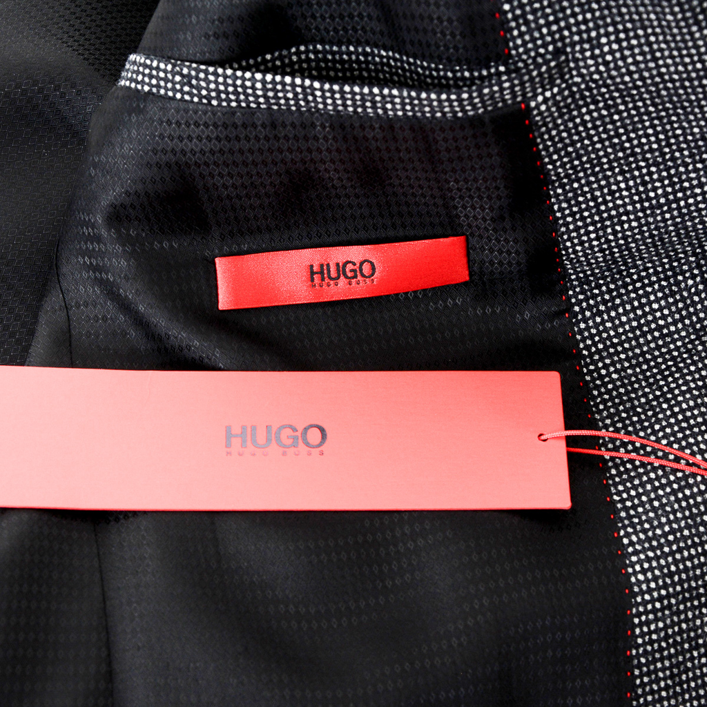 Giacca da uomo Hugo Boss a maniche lunghe grigia RAYE