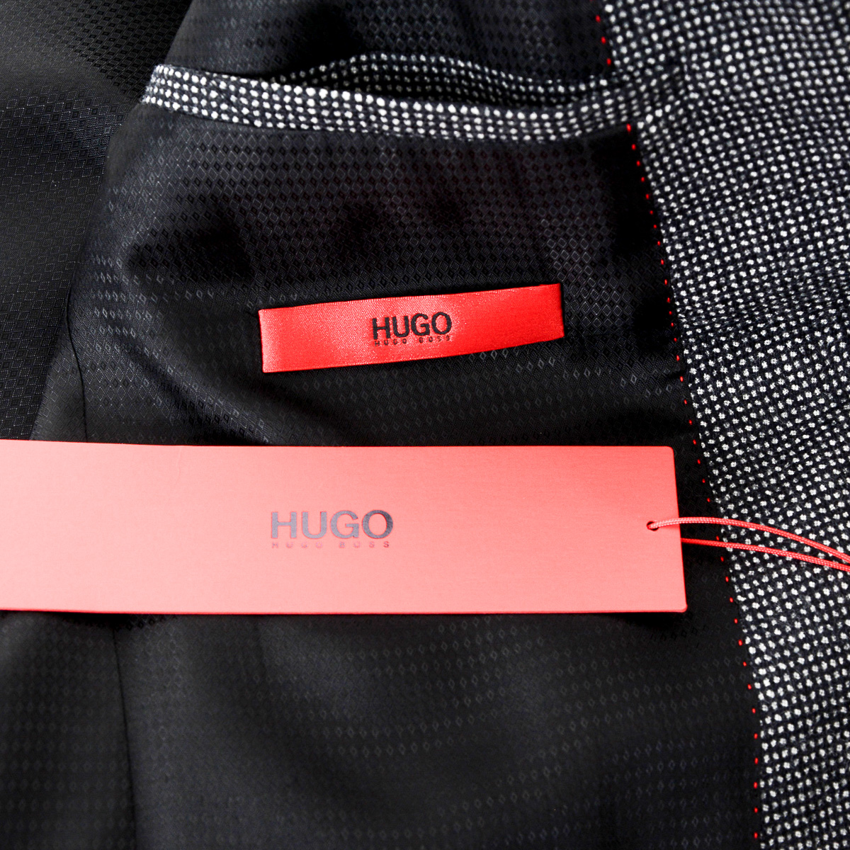 Giacca da uomo Hugo Boss a maniche lunghe grigia RAYE