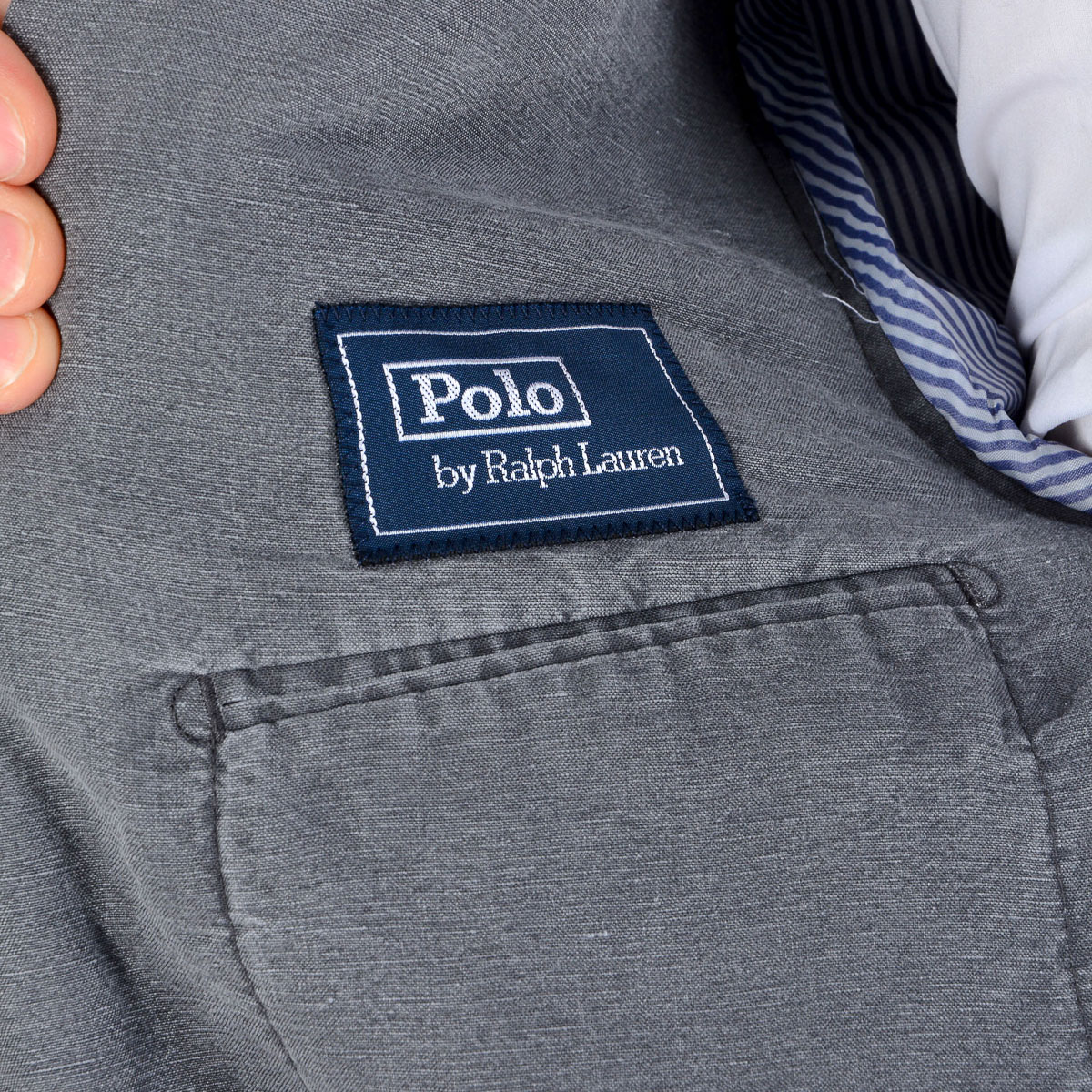 Polo by Ralph Lauren Giacca da uomo a maniche lunghe grigia