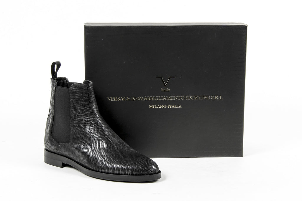 V 1969 Italia Womens Ankle Boot B1578 TEUS NERO