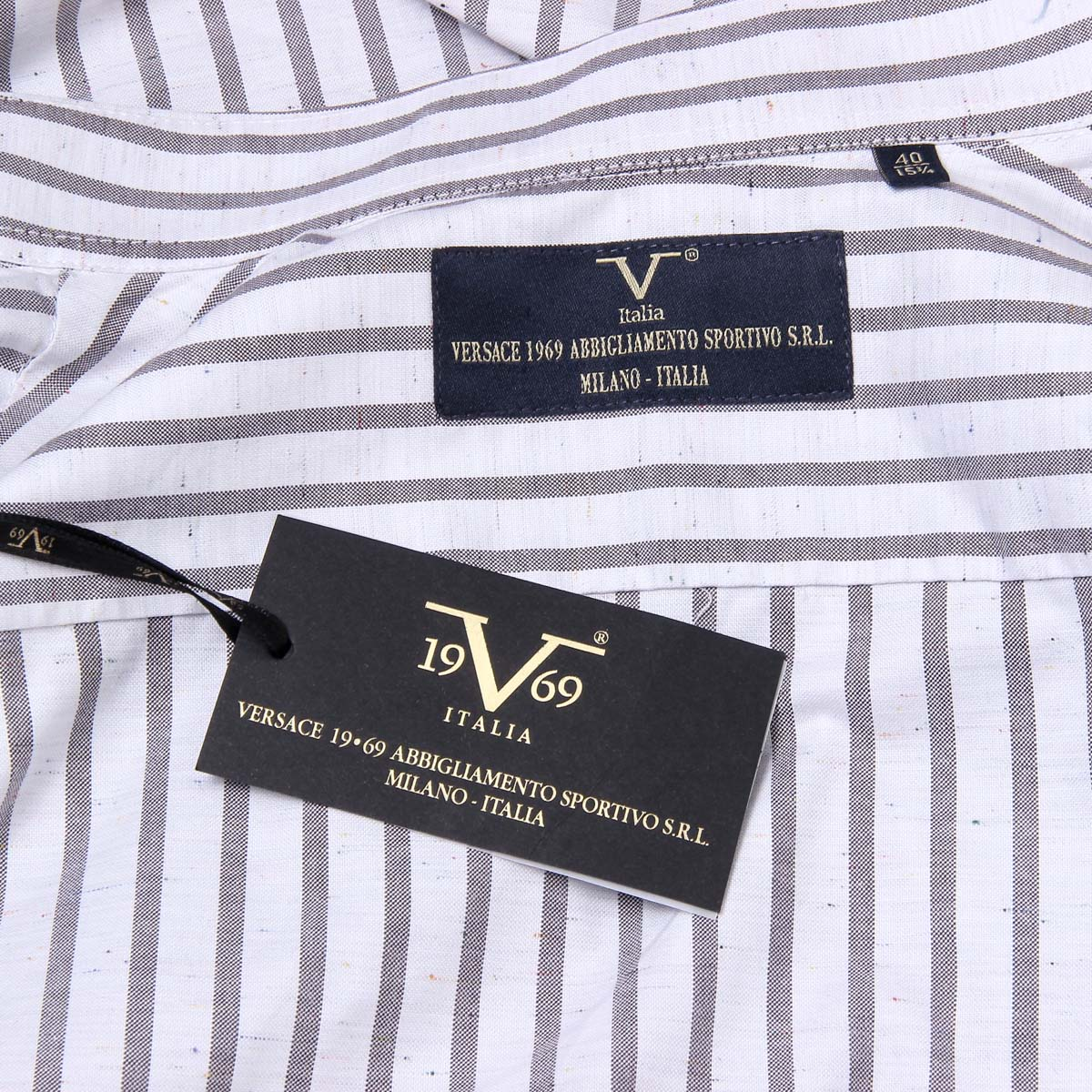 V 1969 Italia Camicia da uomo con collo classico 377 VAR. 515