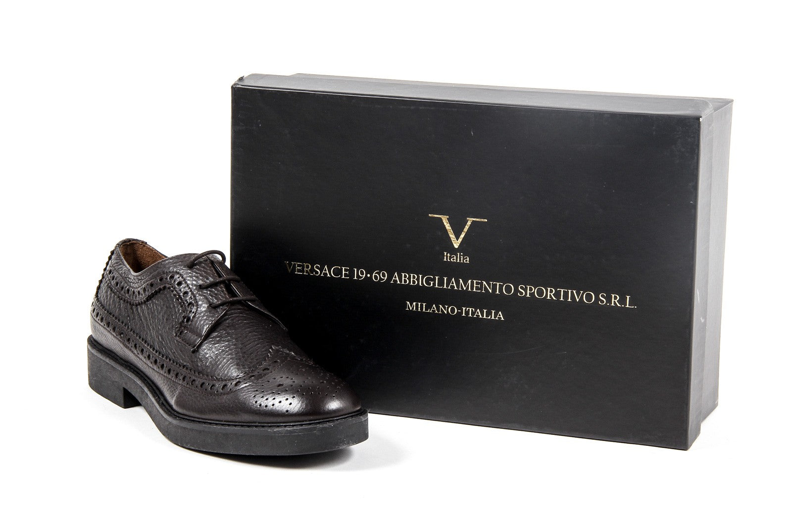 V 1969 Italia Womens Brogue Shoe B1670 CERVO T. MORO