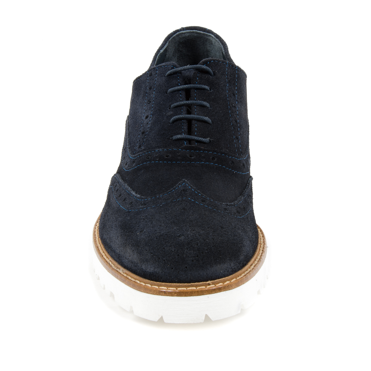 Andrew Charles Scarpa Brogue da Uomo Blu LUIS