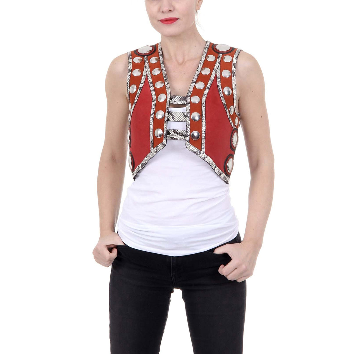 Roberto Cavalli Gilet da donna CQP600 PC119 D5412