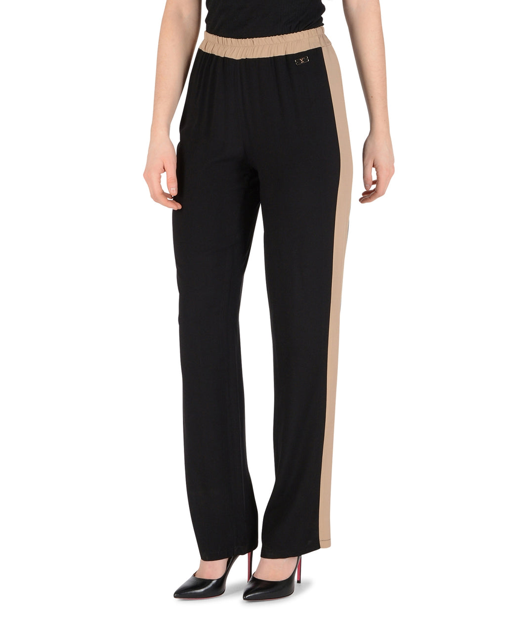 19V69 Italia Pantalone Donna Multicolor PANTALONE MONACO CAMMELLO NERO