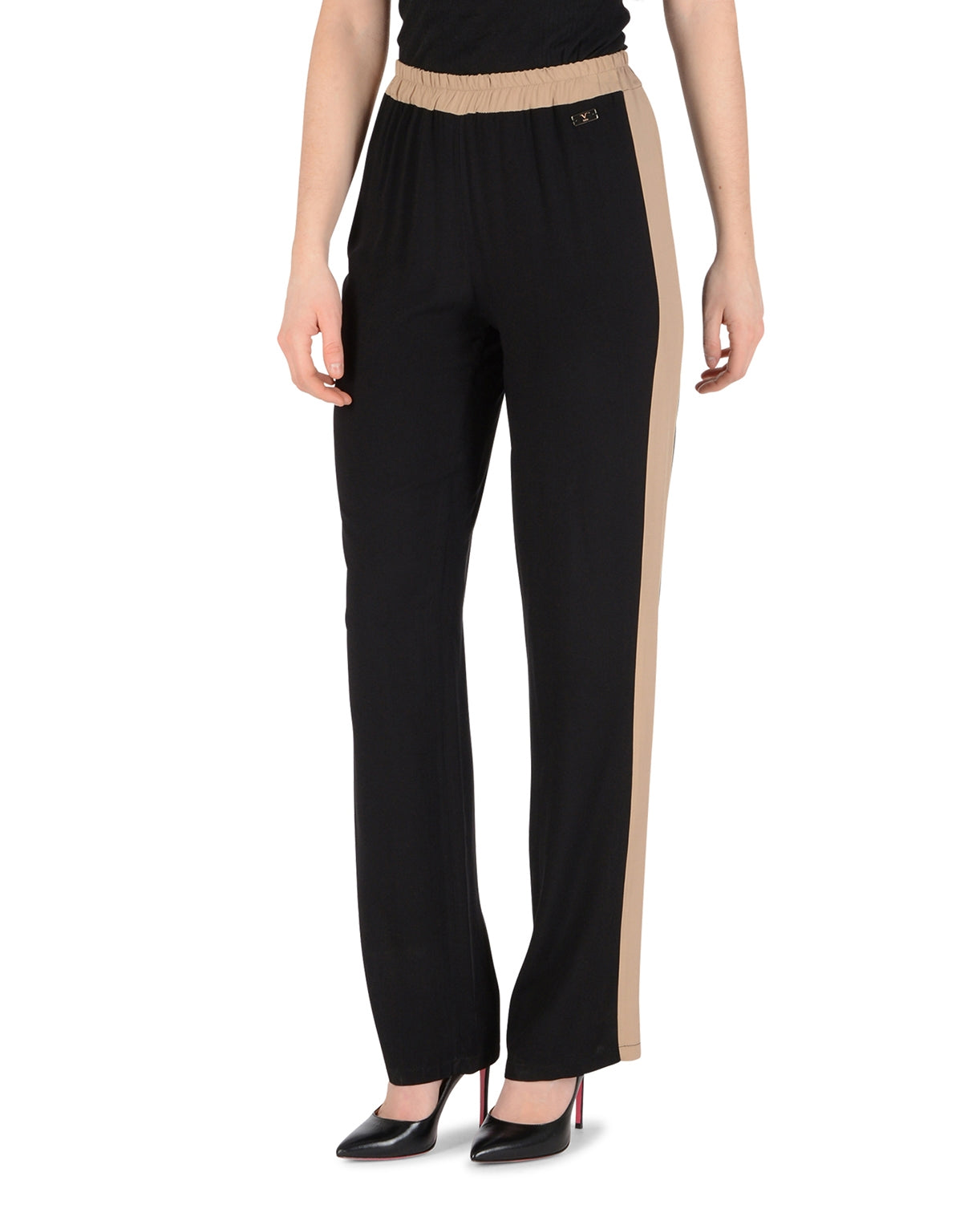 19V69 Italia Pantalone Donna Multicolor PANTALONE MONACO CAMMELLO NERO