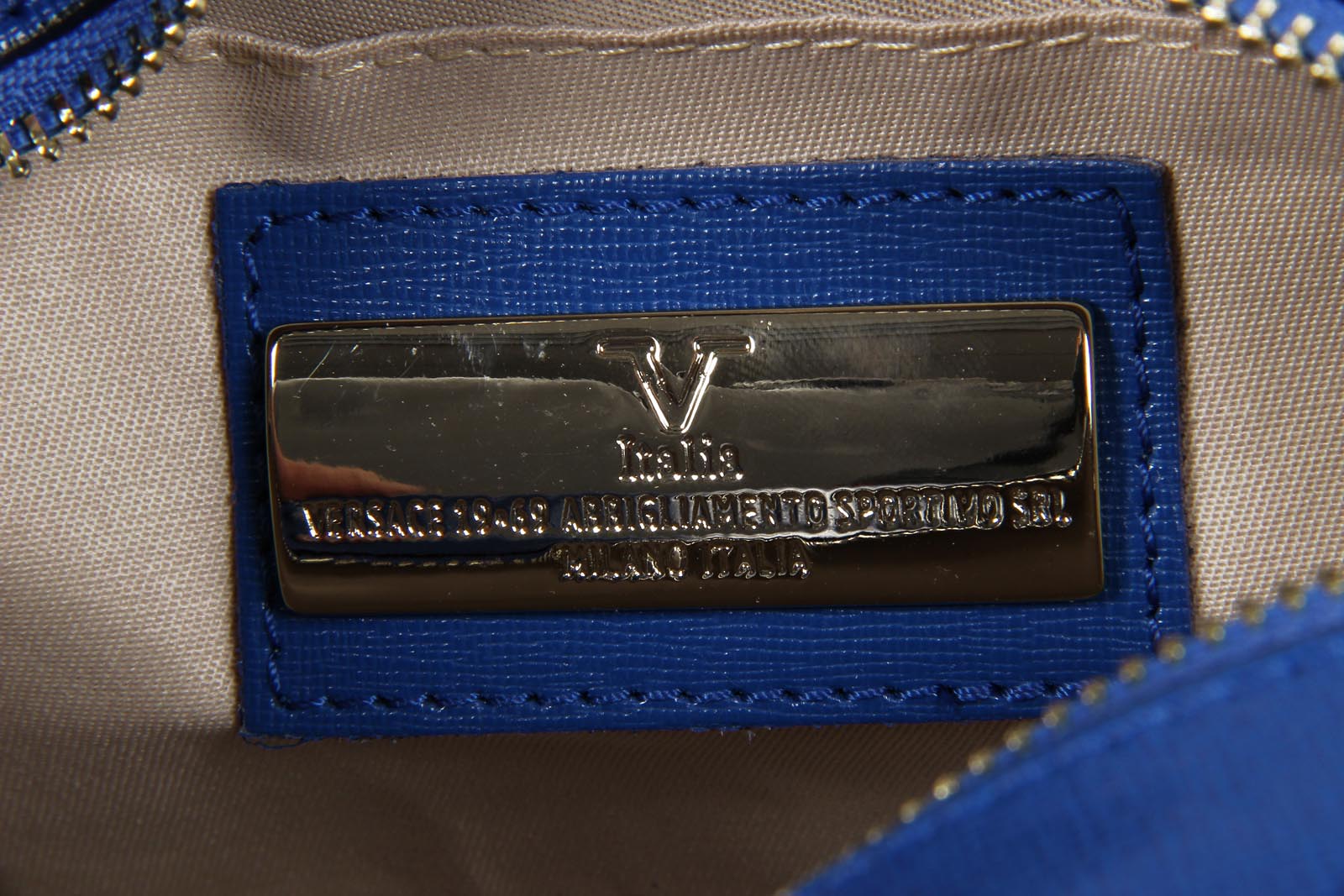V 1969 Italia Borsa da donna V001 SAFFIANO BLUE
