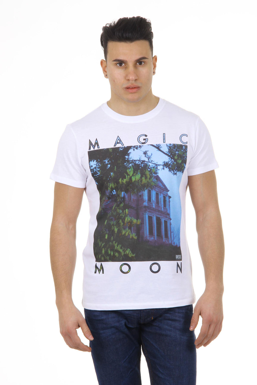 Maglietta da uomo Diesel T-ISSA 00SC41 0EADQ 100