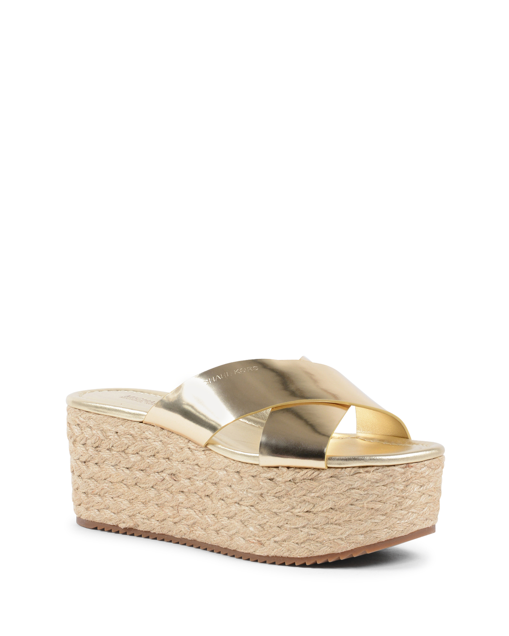 Sandalo con plateau da donna Michael Kors Oro VIVIANNA