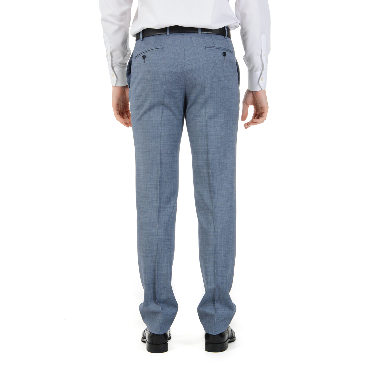 Abito da uomo Corneliani maniche lunghe azzurro Super 110's